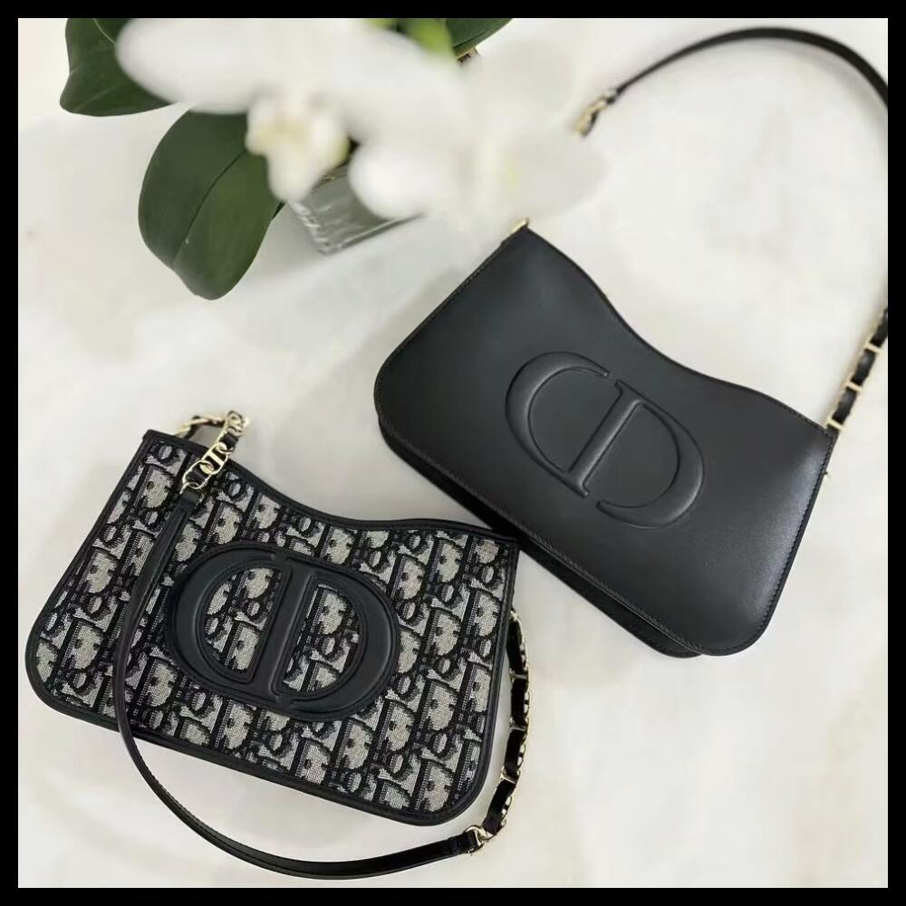 【ジャガードが美しい★】DIOR★SIGNATURE ホーボー ミニバッグ